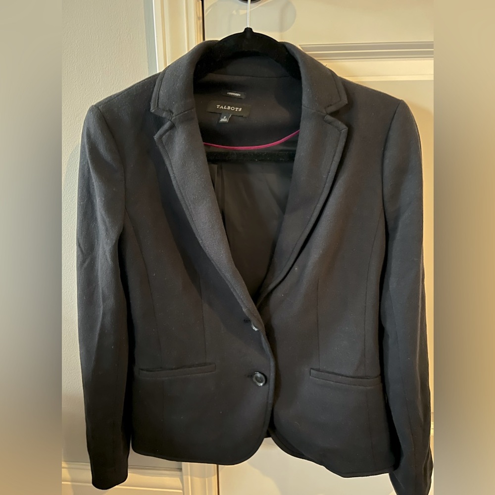 Woman full black blazers  size 2